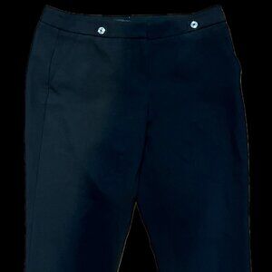 White House | Black Market Taper Ankle Black Slacks